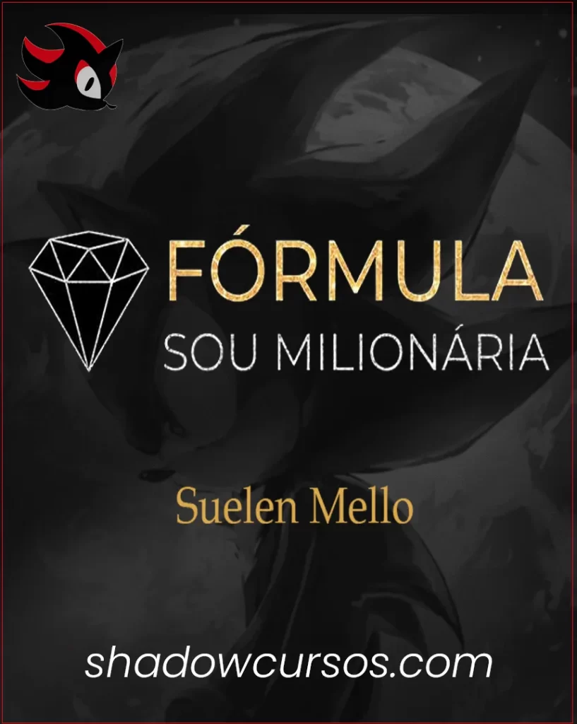 Resultados de pesquisa pelo curso: Fórmula Sou Milionária - Suelen Mello. Esta imagem exibe para o comprador a logomarca do curso: Fórmula Sou Milionária, da produtora Suelen Mello.