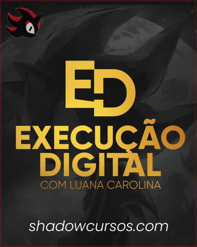 Resultados de pesquisa para o curso: Execução Digital 3.0 - Luana Carolina. Esta Imagem Mostra a logo do curso Execução Digital 3.0 da produtora Luana Carolina.